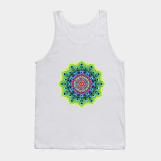 PEACOCK MANDALA Tank Top